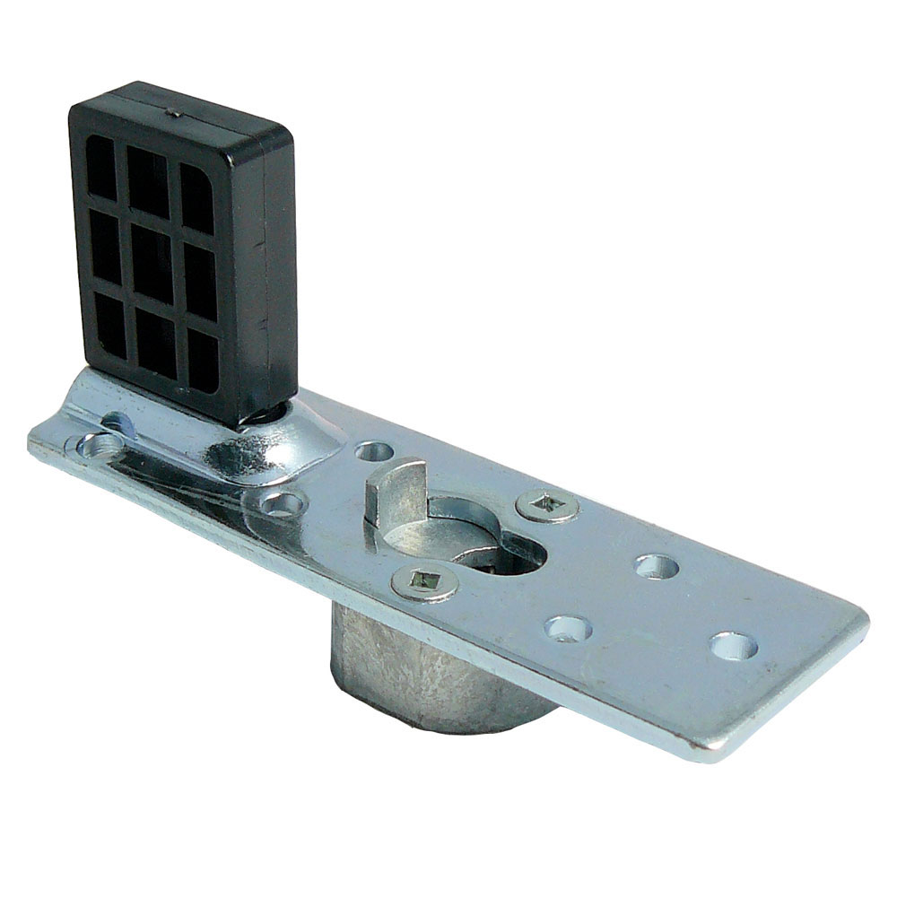 M6/M8 mounting plate with stop