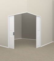 Corner Meeting Cavity Slider Doors